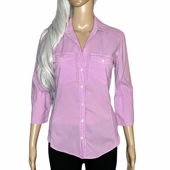 James Perse Tops - Standard James Perse Revolve Contrast Panel Top